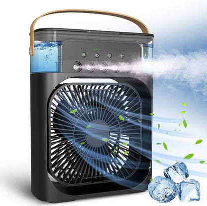 MINI AIRE ACONDICIONADO PORTÁTIL CON HUMIDIFICADOR AIRE 3 EN 1 ❄️